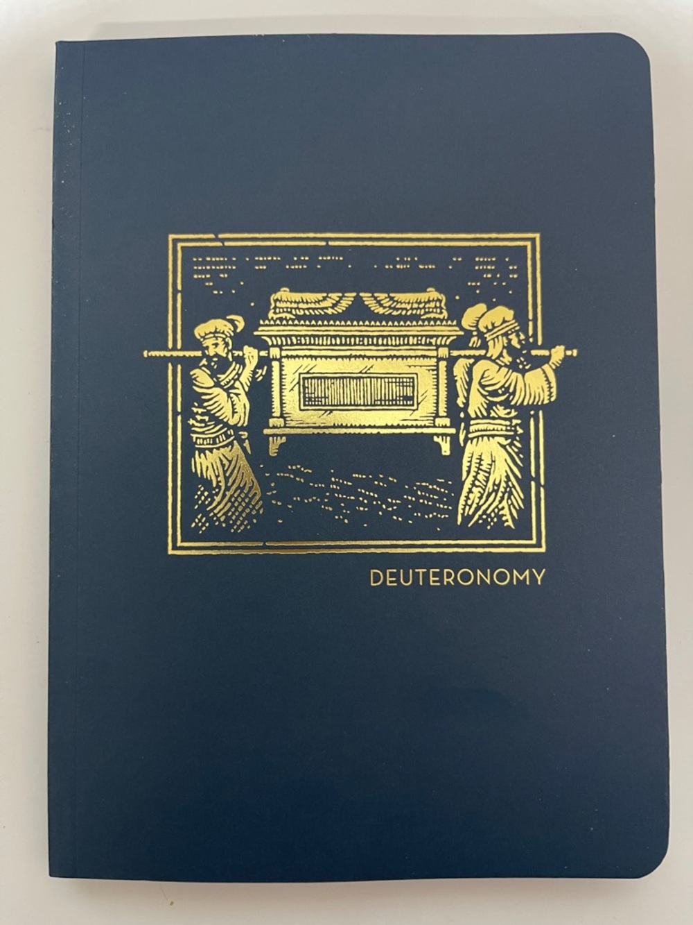 3/$10 Deuteronomy Interactive Journal with Gold Foil Design